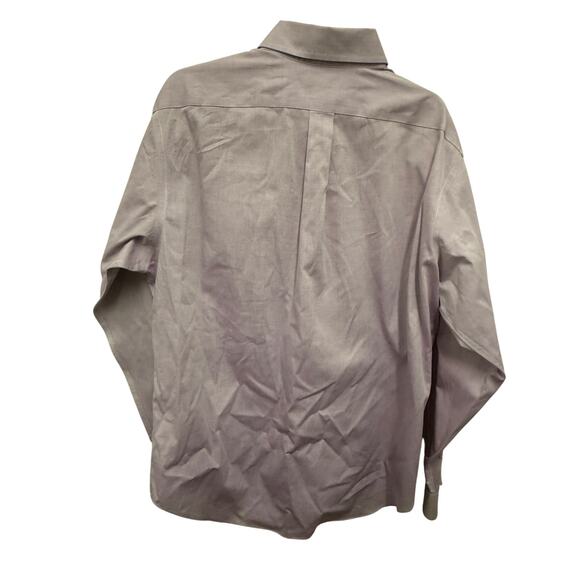 Polo Ralph Lauren Button Down Mens 16 1/2 34/35 Lavender Purple no iron Preppy - Picture 2 of 4